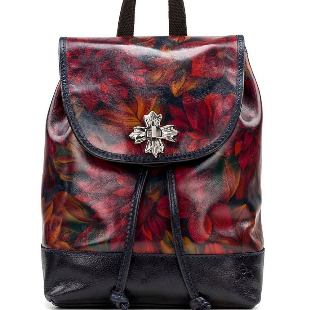 Patricia Nash Rustic Mums Collection Seluci Backpack - Picture 2 of 9
